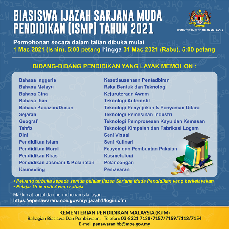 Tawaran Biasiswa Perguruan Persekutuan Program Ijazah Sarjana Muda ...